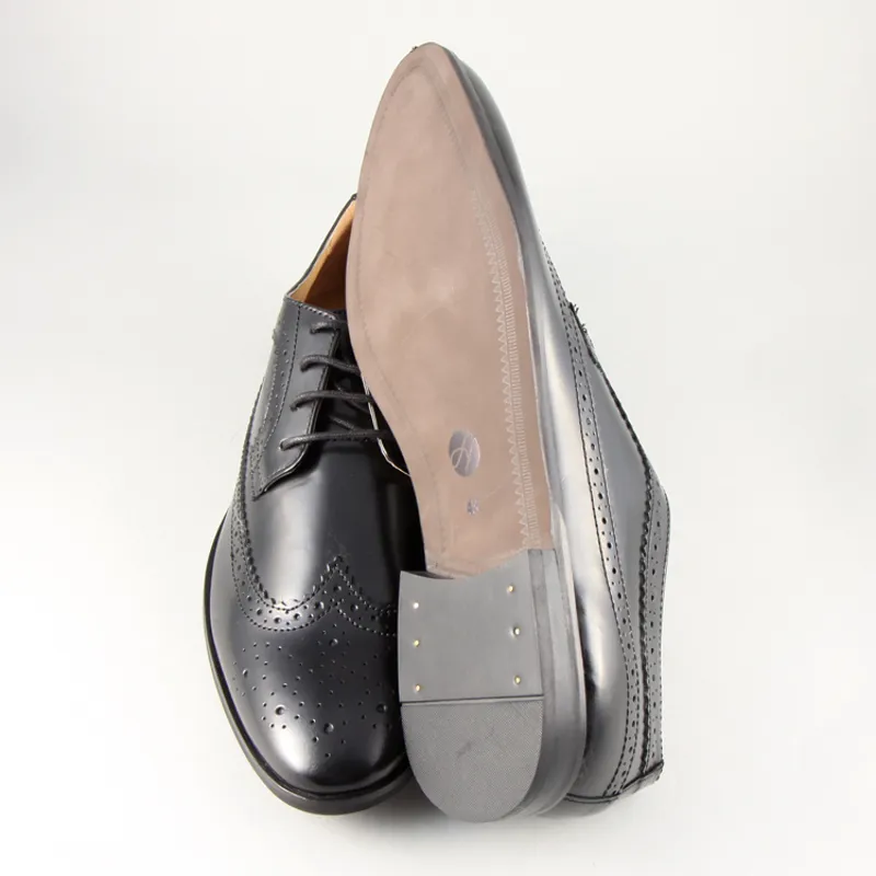 Hudson Crowthorne Hi Shine Brogue Shoe - Black-2